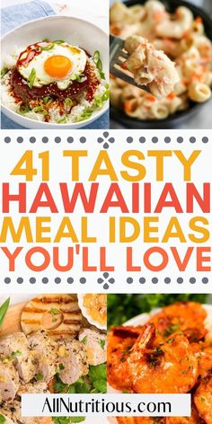 You can easily indulge in more delicious Hawaiian recipes with ease when you make any of these flavorful Hawaiian meal ideas. These super easy Hawaiian dinner ideas are perfect for the whole family to enjoy more easy recipes with tropical flavors. Hawaii Meatballs, Hawaiian Recipes Authentic, Easy Hawaiian Recipes, Hawaiian Meals, Hawaiian Luau Food, Hawaiian Side Dishes, Polynesian Recipes, Islander Food, Hawaiian Party Food