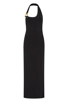 Enigma Hardware Dress | Black | Aje – Aje ROW Aje Bubble Dress, The Row Dress, Aje Dress, Aje Dress Green, Aje Rushes Raffia Dress, Aje Dress Black, Chic Black V-neck Halter Dress, How To Style A Maxi Dress, Design Your Own Shoes