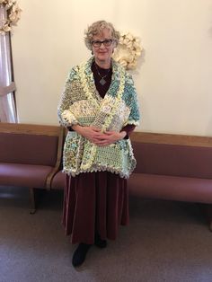 Crocheted prayer shawl, with charms.  (Please note that if you add charms to this prayer shawl, the cost will go up $10 for total of $109.00.) This prayer shawl was made for a woman with a traumatic brain injury. She attends my church sometimes. I wanted her to feel surrounded by love and prayers, so I made this shawl for her. We are praying she continues to heal and recover. Love And Prayers, Crochet Prayer Shawls, Surrounded By Love, My Church, Prayer Shawl, Summer Day, Shawls And Wraps, Summer Days, Scarf Wrap