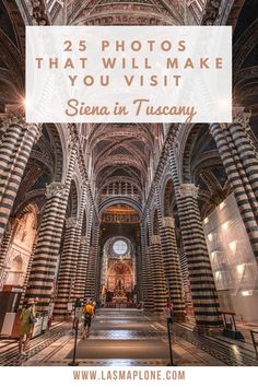 the inside of a cathedral with text overlay that reads 25 photos that will make you visit