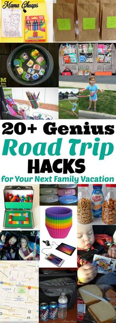 the road trip hacks for your next family vacation are easy and fun to do