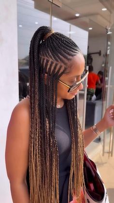 Latest Hair Styles For Ladies Braids, Rasta Braids Hairstyles Long Hair, Attachment Hair Styles Braids, Two Lines Braids African, Attachment Styles Hair, Cornrow Rasta Hairstyles 2024, Corn Roll Rasta Braids, Cornrow Rasta Braids, 3 Layer Feed In Braids