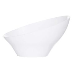 an empty white bowl on a white background