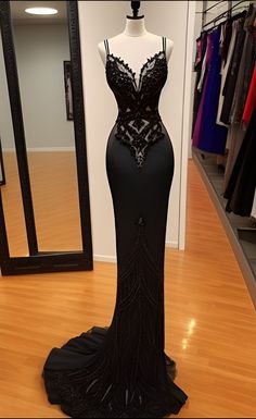 Prom Dress Black Mermaid, Black Wedding Dress Tight, Mermaid Black Prom Dress, Black Wedding Mermaid Dress, Masquerade Ball Prom Dresses, Black Gala Dresses, Goth Dress Prom, Vampire Wedding Dress, Black Masquerade Dress