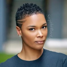 Short Natural Haircuts, Short Natural Curly Hair, Black Hair Short Cuts, Shaved Hair Designs, Tapered Natural Hair, Natural Hair Cuts, Natural Hair Short Cuts, Tapered Haircut, 80s Hair