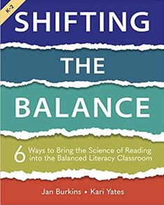 the book cover for shifting the balance