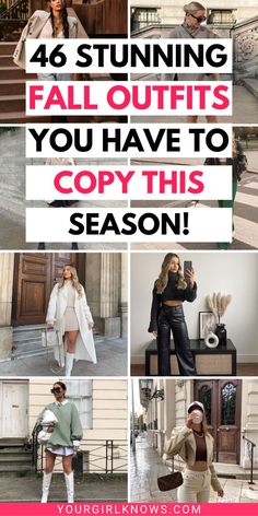 It's officially fall and that means it's time to start thinking about cute fall outfits. Check out these 46 insanely comfy fall outfits inspo for on what to wear this season. So get ready to start shopping for your fall wardrobe!