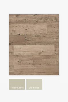 wood flooring samples with different colors and textures, including light beiges and browns