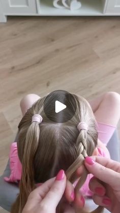 Easy Hair Styles For Little Kids, Simple Girls Hairstyles Kids, Girl Easy Hairstyles Kids, Cute Easy Toddler Hairstyles, Hair Styles Girls Kids, Hair For Kids Girls Easy, Hair Ideas For Girls Kids, Hairstyles For Lil Girls Ideas