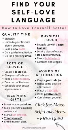 Finding your self-love language is an important factor in your self care routine. Here are some tips and a quiz so you can know yours! Self Love Language, Daglig Motivation, Vie Motivation, Love Language, Positive Notes, Self Care Activities, Root Chakra, Yoga Flow