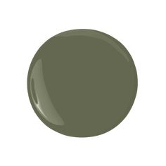 a dark green color on a white background, with the top half painted in gray