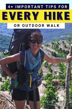 Happy beginner hiker who learned walking tips for safe outdoor adventures and to gain some stress reduction in nature. Walking Tips, Beginner Hiker, Walking Outdoors, Swing Dance, Day Hike, Hiking Gear, Save For Later, The Trail, Stay Safe