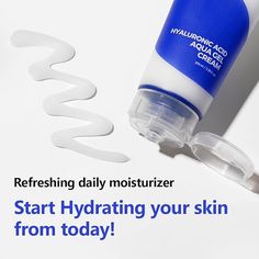 Quench Your Skin's Thirst! 💧 Light, yet deeply hydrating for smooth, soft skin. Suitable for all skin types - use day or night. 🌙 Formulated with 5 types of hyaluronic acid for natural, non-irritating moisturization. Quick Absorption! ⏱️ Say goodbye to stickiness as it sinks in seconds!  As an Amazon Associate I earn from qualifying purchases Moisturizer Korean, Normal Skin Type, Gel Texture, Lightweight Moisturizer, Facial Skin Care Routine, Spicy Fragrance, Soft Skin