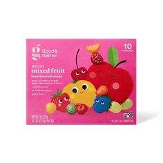 good and gather mixed fruit face mask, 10 count each pack by good and gather