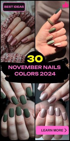 November Nails Colors, November Nails Fall, November Nail Designs, Dip Nail Colors, Wine Nails, Simple Fall Nails, November Nails, Nail Color Trends, Fall Manicure