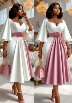 Lace Kaba, Church Dresses For Women Classy Chic, Dinner Gowns Classy Style, Latest Bridesmaid Dresses, Classy Short Dresses, Modest Dresses Fashion, My Wedding Dress, African Dresses For Kids, Best Winter Outfits