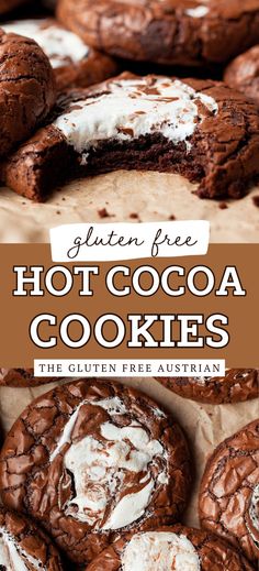 the gluten free hot cocoa cookies are so good they're ready to be eaten