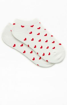 Red Heart Ankle Socks Pretty Socks, Heart Socks, Led Dress, Cute Lazy Outfits, Fashion Buyer, Cute Socks, John Galt, Cute Little Things, Simple Trendy Outfits