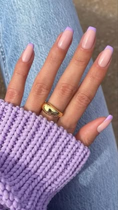 Nail Colors For Pale Skin, Nail Color Combinations, Nail Art Tattoo, Short Gel Nails, Square Nail Designs, Summer Manicure, Short Coffin Nails, Rose Peach, Blue Lilac