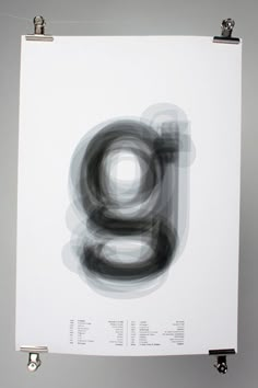 a black and white poster with the letter b on it