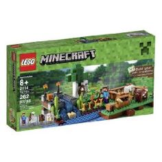 the lego minecraft set is in its original box and it's ready to be assembled