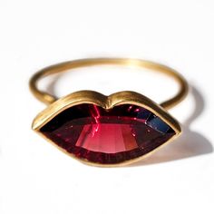 Garnet Rouge Baiser Ring Tender Kiss, Shiny Objects, Dope Jewelry, Jewelry Lookbook, Bling Rings, Gems Jewelry, Shiny Things, Jewelry Inspo, All That Glitters