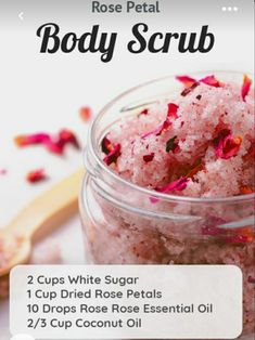 Sugar Wax Recipe Diy, Body Scrub Homemade Recipes, Sugar Wax Recipe, Scrub Recipe Diy, Best Body Scrub