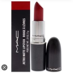 New Mac Lipstick In Ruby Woo. Bundle For Savings! $$ Mac Lipstick Ruby Woo, Mac Whirl, Ruby Woo Lipstick, Mac Retro Matte Lipstick, Mac Cosmetics Lipstick, Mac Retro Matte, Maybelline Superstay, Mac Lips, Ruby Woo