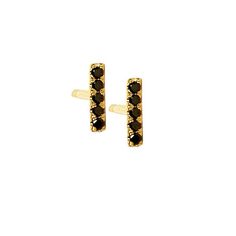 (1) Black Diamond Mini Stick Stud Earring – The EarStylist by Jo Nayor Diamond Skull, Diamond Stud Earring, Facebook Black, Circle Earrings Studs, Circle Diamond, Circle Studs, Black Diamonds, Diamond Stud, Stud Earring