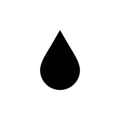 a black and white image of a drop of water