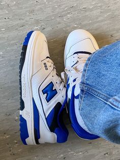 New Balance 550 Royal Blue, New Balance 550 Blue, New Balance 550 White Blue, Shoes Nike Jordan, New Balance 550 White, Zapatillas New Balance, Balance 550, Fits Aesthetic, Shoe Wishlist