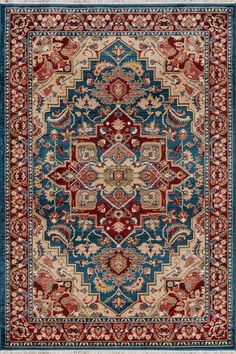 • Brand : Momeni • Collection : Lenox • Design Number : LE-01 • Color : Blue • Construction : Machine Made • Material : 100% Polypropylene • Pile Height (in) : 0.5 • Backing : No Backing • Made In : Turkey • Indoor/Outdoor : Indoor Sophisticated interiors call for the classical styling of this traditional area rug. Ornate patterns fill the field of each accent rug with botanical flower-and-vine scrolls, medallions and motifs that recall the elegant antiquity of heirloom carpets. Power loomed con Momeni Rugs, Furnishings Design, Wall Carpet, Rug Direct, Traditional Area Rugs, Hand Tufted Rugs, New Classic, Rug Sale, Accent Rugs