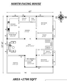 the north facing house floor plan