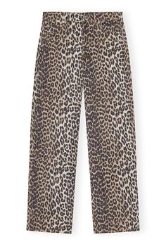 Autumn Closet, Ganni Leopard, Printed Denim Pants, Leopard Pants, Print Denim, The Leopard, Printed Denim, Thom Browne, British Indian