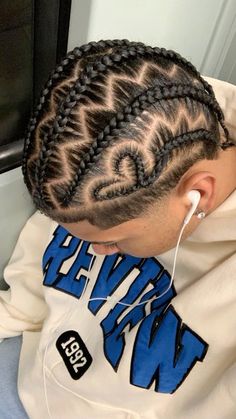 hairstyle, afrohair, curls, boucles, cheveux, braids, summerhair , haircut, haircut ideas, Afro hair style ideas, braids ideas Mens Braided Hairstyles, Stylish Cornrows, Cornrow Ideas, Braided Designs, Cornrow Braids Men, Hair Twists Black, Braid Styles For Men, Boy Braids Hairstyles, Braided Hairstyles For Short Hair