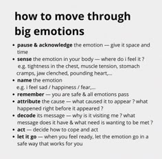 How To Heal And Move On, How To Process Emotions, Counselling Skills, Processing Emotions, Mental Resilience, Therapy Healing, Big Emotions, Understanding Emotions, Spiritual People