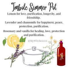 Imbolc Simmer Pot Recipes, Ostara Simmer Pot, Imbolc Simmer Pot, Witchy Simmer Pot Recipes, Simmer Kits, Imbolc Recipes, Simmer Pots, Simmer Pot Recipes