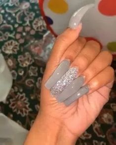 40 Fabulous Nail Designs That Are Totally In Season Right Now 57 Her Nails, Exotic Nails, Coffin Nails Long, Bling Acrylic Nails, Glam Nails, Fabulous Nails, Fire Nails, Coffin Nails Designs, Bling Nails