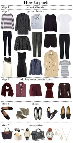 an image of clothes and shoes for women