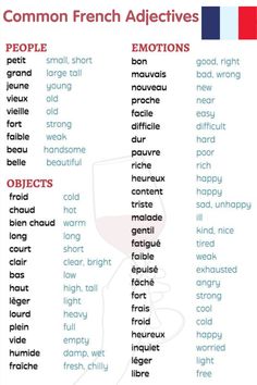 the words in french that are used to spell out what they're talking about