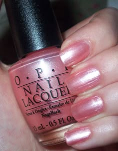 OPI Royal Flush Blush Opi Pink Shimmer Polish, Bw Nails, Opi Swatches, Nails Toes, Opi Colors, Colour Swatches, Royal Flush, Valentine Nail Art, Nails Trends