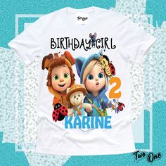 Personalized t-shirt to celebrate on all occasions, unisex short-sleeved t-shirt in all sizes, for parties including the family group, for us it is a pleasure to be part of your special moment. Themed T-shirt With Character Print For Gift, Themed Short Sleeve T-shirt For Gift, Cartoon Print Short Sleeve Tops For Birthday Gift, Themed Graphic Print T-shirt As Gift, Cartoon Print Short Sleeve Top For Birthday, White Shirt With Character Print Gift, Themed Graphic Print T-shirt For Gift, White Short Sleeve Shirt For Birthday, Themed Crew Neck T-shirt As Gift