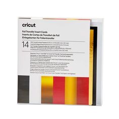 the box contains four different types of circuit cards, including one with yellow and red stripes