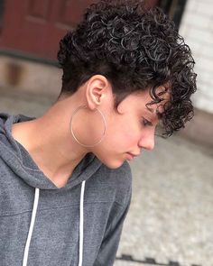 Layered Pixie Cut, Layered Pixie, Curly Pixie, Curly Hair Women, Pixie Haircuts