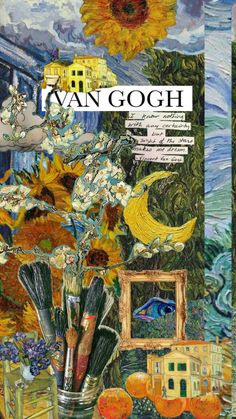 van gogh's still life with sunflowers and other things