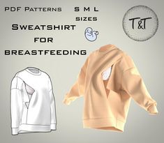 an image of sweaters for breastfeeding