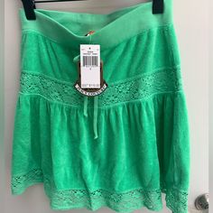 New With Tags, Juicy Couture Green Terry Cloth Skirt. Size Small. Y2k Vintage Juicy Skirt New With Tags. Size Xs Also Available. Couture Skirts, Y2k Juicy Couture, Green Skirt, Terry Cloth, Juicy Couture, Y2k Vintage, Couture, Skirt, Tags