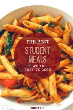 the best student meals that are easy to cook