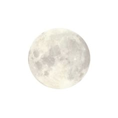 the full moon is shown against a white background