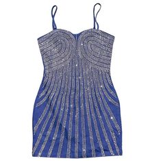 Like Brand New Banjul Mini Dress That Would Be Perfect For A Denim & Diamond Event! Rhinestoned On Front & Back! Does Run On Larger Side Of Medium So Would Prob Fit A Large As Well Be Perfect, Denim Dress, Color Blue, Prom, Mini Dress, Running, Brand New, Womens Dresses, Women Shopping